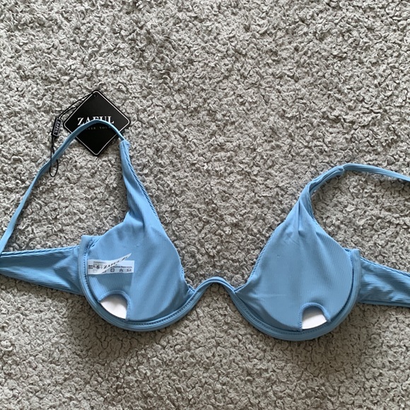 Zaful Underwire Ribbed Bikini Top - Picture 2 of 2